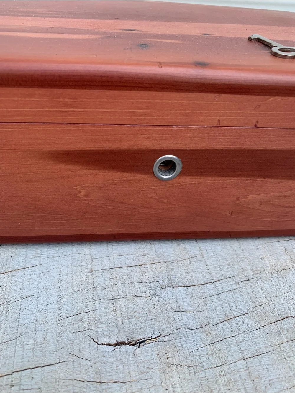 Vintage Lane Mini Cedar Chest JCPenney Gift Registry The Perfect Match Box Key